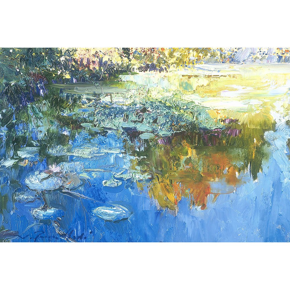 Amazon｜リャド ミニ版画 湖の光 N31386｜アートワーク・ポスター